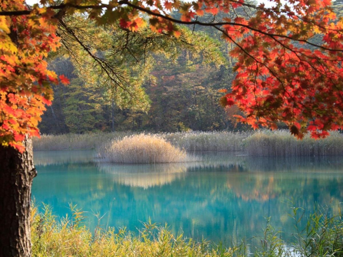 Kitashiobara Urabandai Lake Resort Geihinkan Nekoma Rikyu מראה חיצוני תמונה